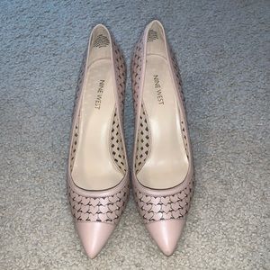 Nine West nude heels 10